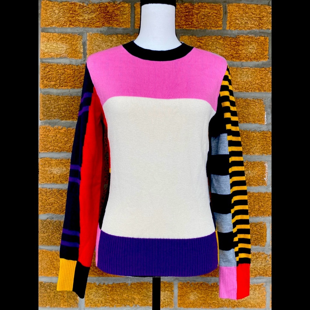 Frame color block sweater sz small